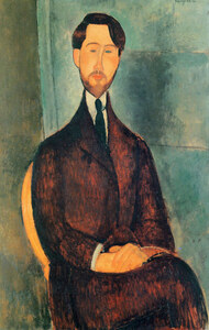 Modigliani - Portrait of Leopold Zborowski -2-